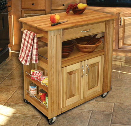 Catskill Craftsmen Heart Of The Kitchen, Kitchen Island With Folding Leaf Canada